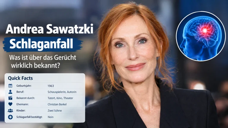 Andrea Sawatzki Schlaganfall Was ist tatsächlich bekannt?